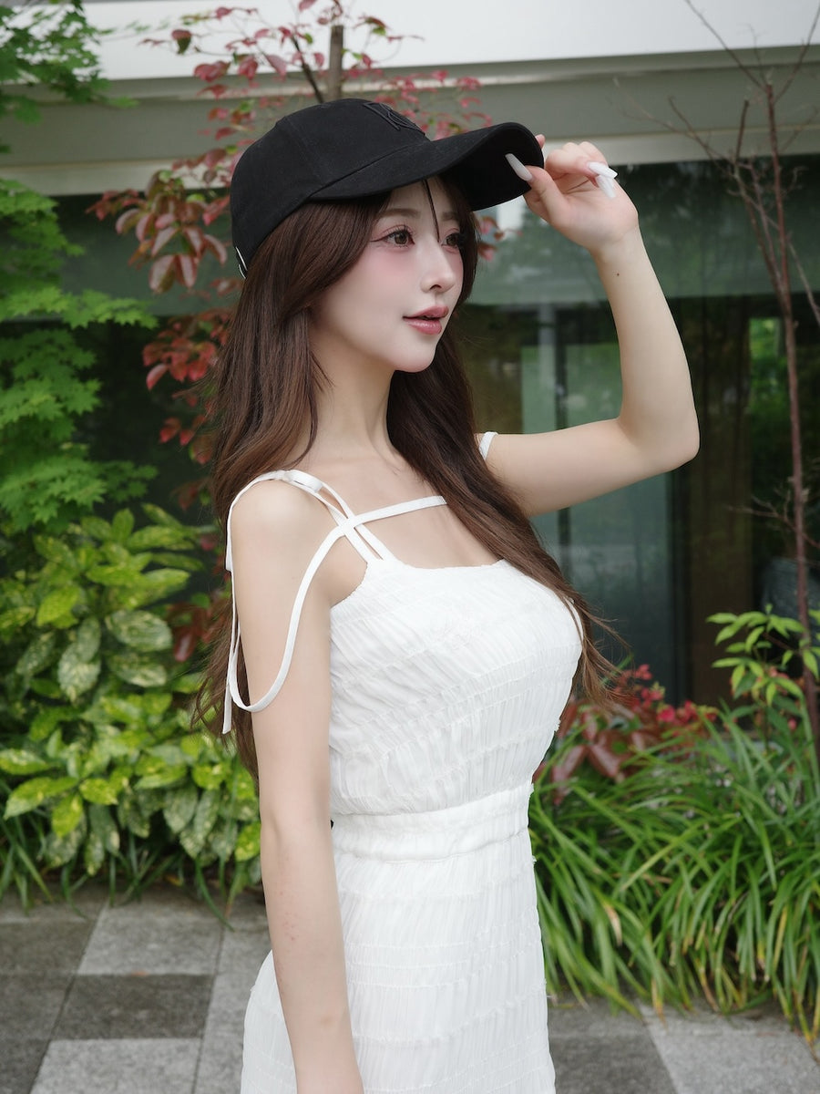 モデル:158cm(着用サイズ:FREE 着用カラー:WHT)