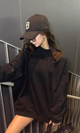 モデル:158cm(着用サイズ:FREE 着用カラー:BLK)