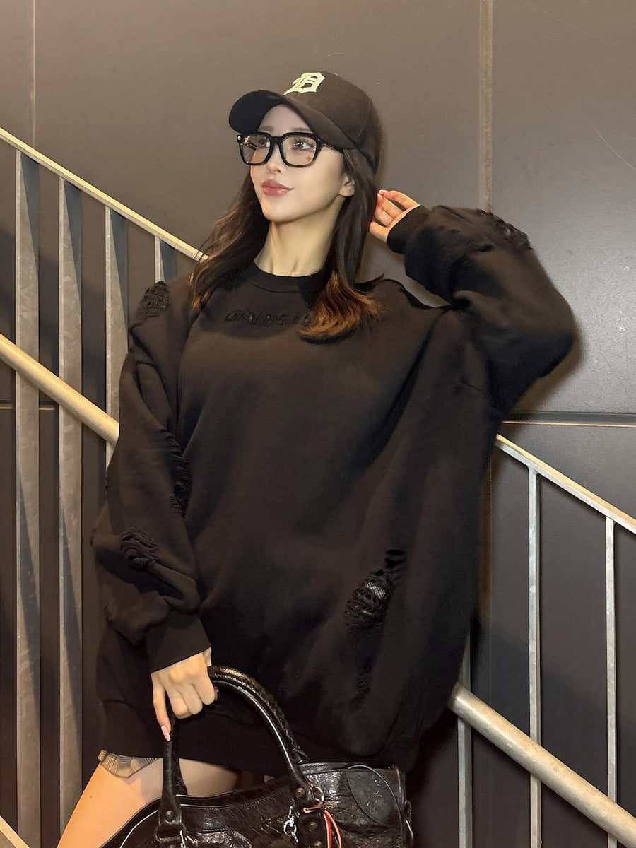 モデル:158cm(着用サイズ:FREE 着用カラー:BLK)