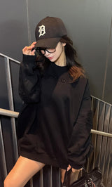 モデル:158cm(着用サイズ:FREE 着用カラー:BLK)