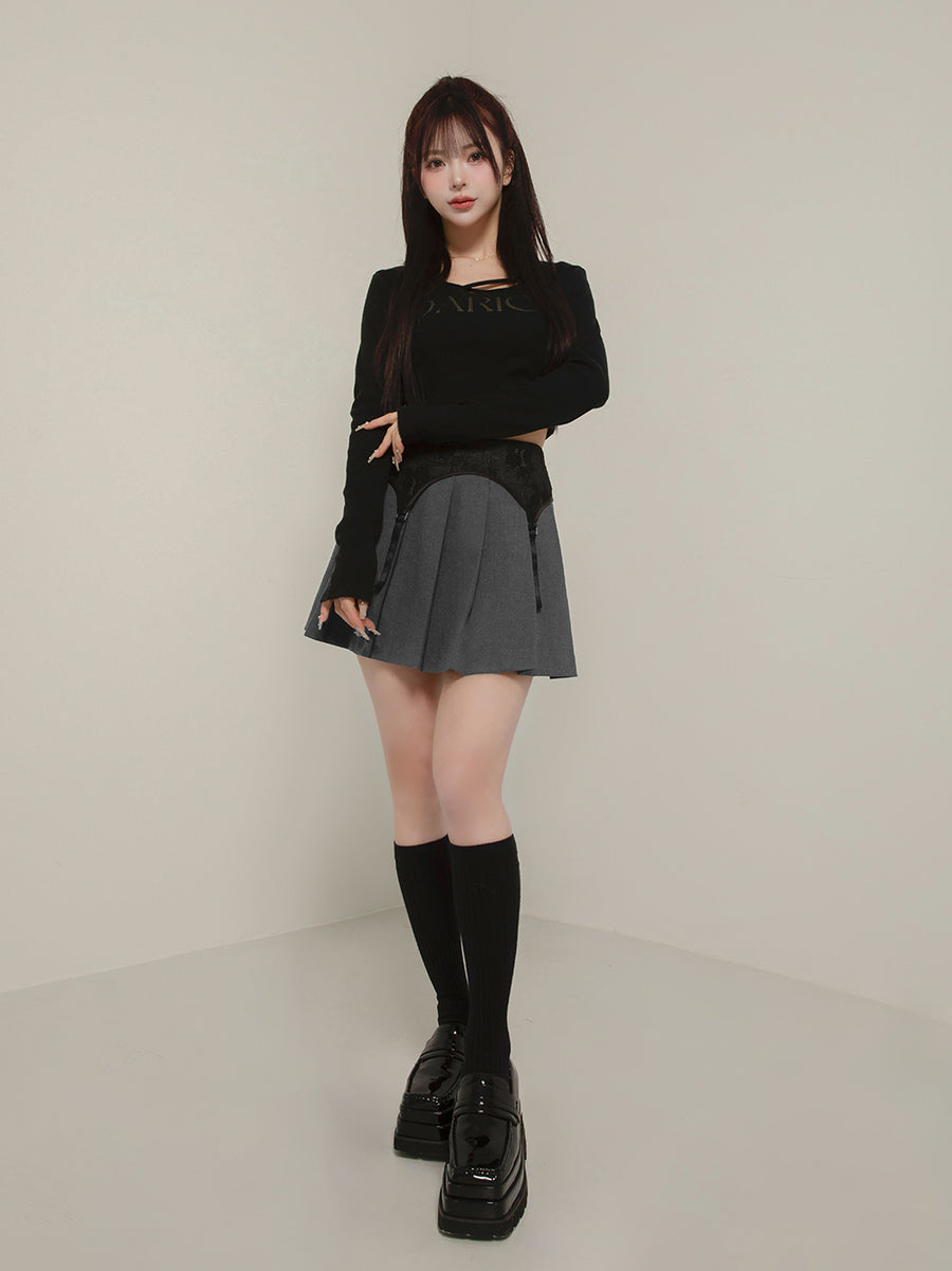 モデル:158cm(着用サイズ:S 着用カラー:GRY)