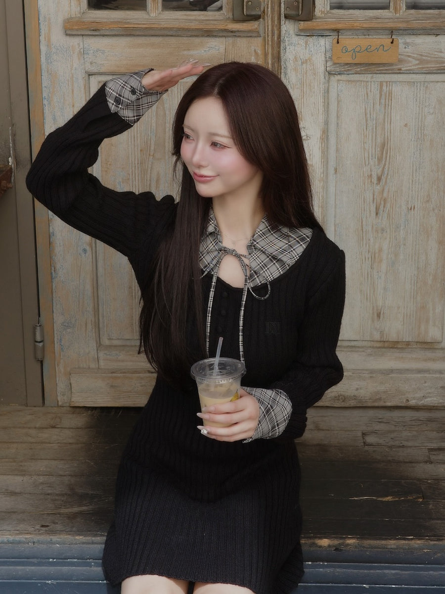 モデル:158cm(着用サイズ:FREE 着用カラー:BLK)