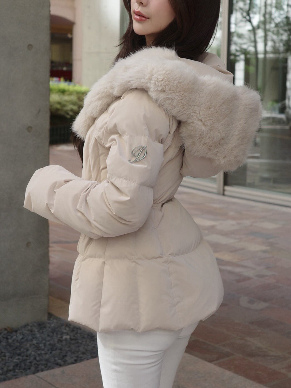モデル:158cm(着用サイズ:S 着用カラー:BEG)