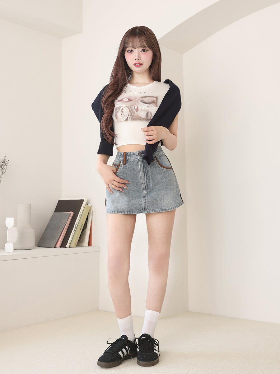 モデル:158cm(着用サイズ:FREE 着用カラー:NVY)