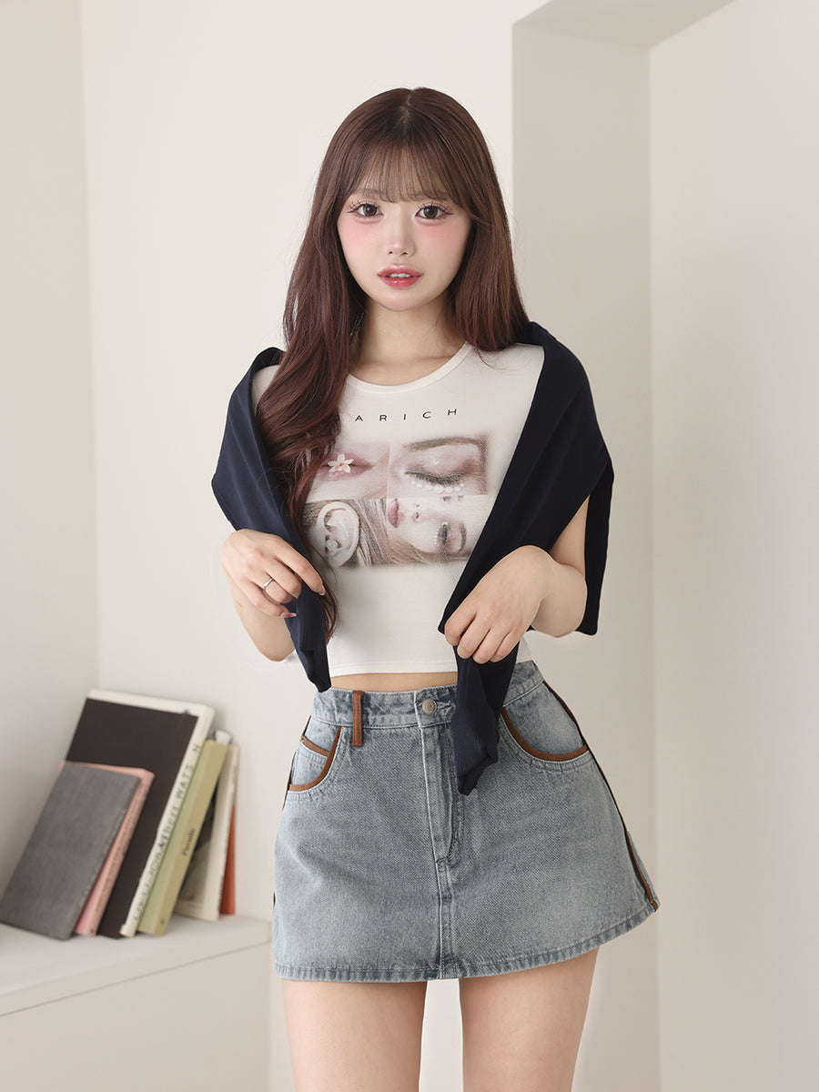 モデル:158cm(着用サイズ:FREE 着用カラー:NVY)