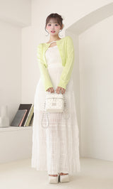 モデル:158cm(着用サイズ:FREE 着用カラー:LIM)