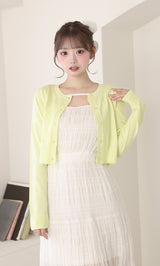 モデル:158cm(着用サイズ:FREE 着用カラー:LIM)