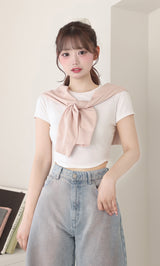 モデル:158cm(着用サイズ:FREE 着用カラー:PNK)