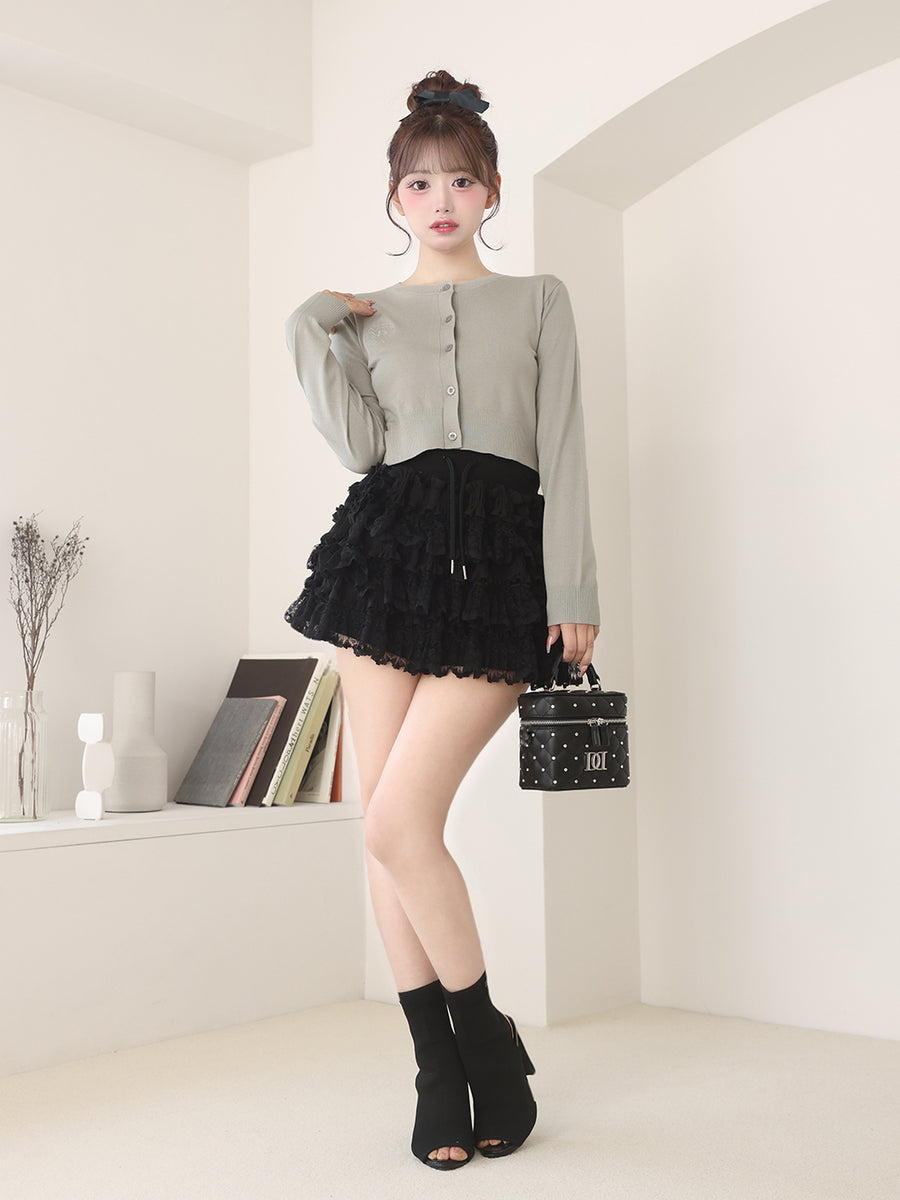 モデル:158cm(着用サイズ:FREE 着用カラー:GRY)