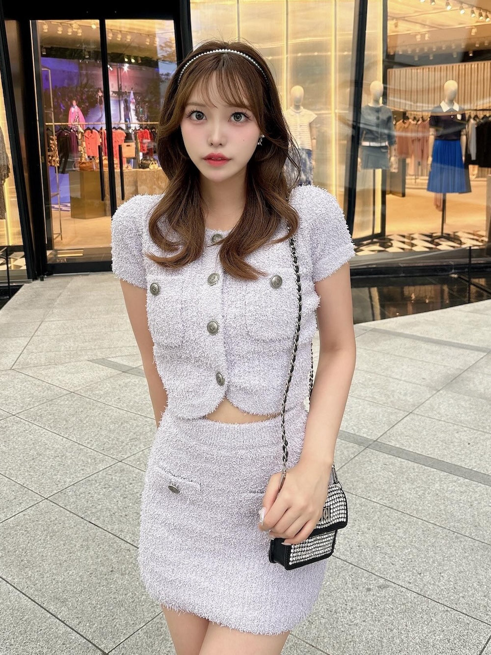 モデル:166cm(着用サイズ:FREE 着用カラー:LLC)