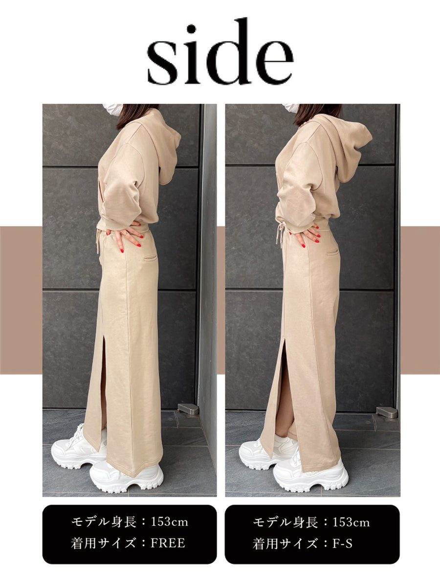 モデル:153cm(着用サイズ:F-S/FREE 着用カラー:BEG)