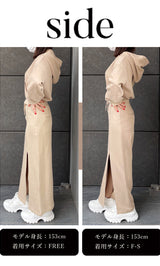 モデル:153cm(着用サイズ:F-S/FREE 着用カラー:BEG)