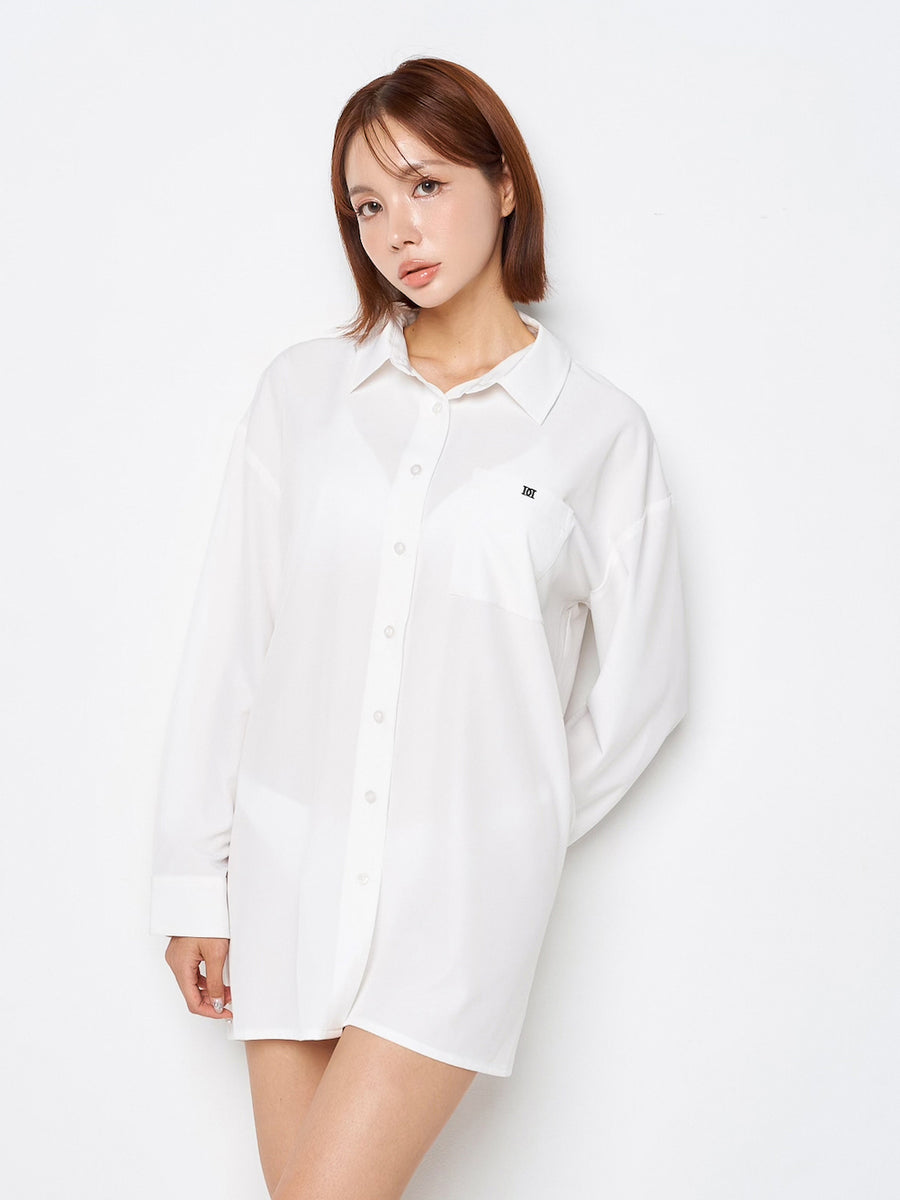 モデル:166cm(着用サイズ:FREE 着用カラー:WHT)