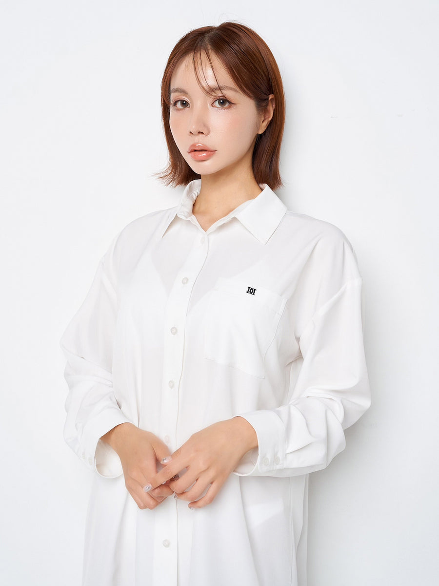 モデル:166cm(着用サイズ:FREE 着用カラー:WHT)