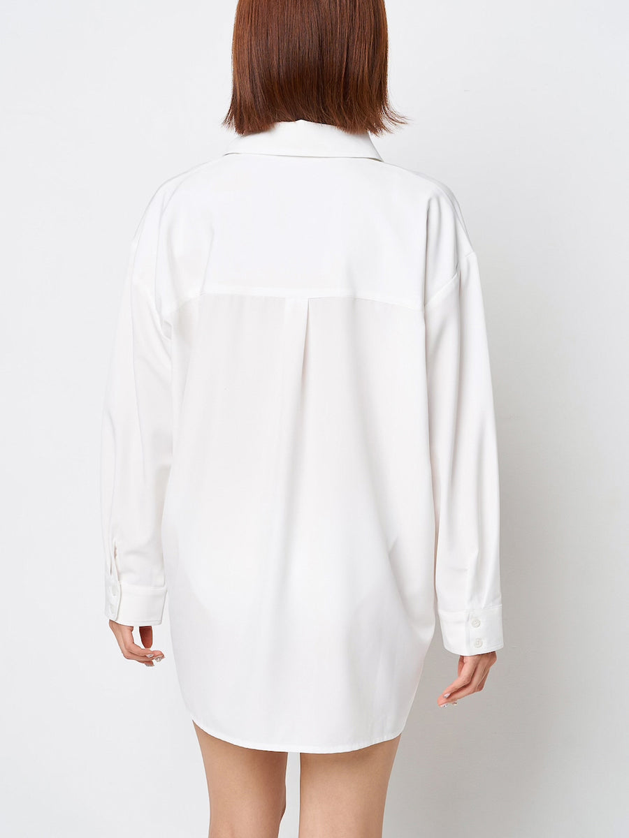 モデル:166cm(着用サイズ:FREE 着用カラー:WHT)