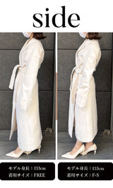 モデル:153cm(着用サイズ:F-S/FREE 着用カラー:IVO)