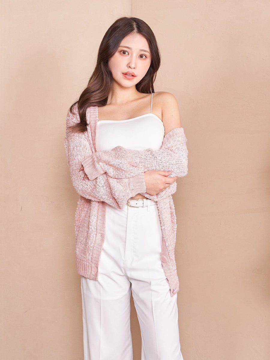 モデル:155cm(着用サイズ:FREE 着用カラー:PNK)