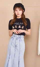 モデル:163cm(着用サイズ:FREE 着用カラー:BLK)