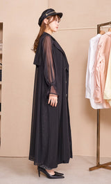 モデル:163cm(着用サイズ:FREE 着用カラー:BLK)