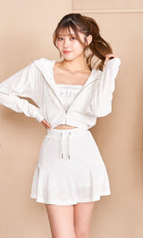 モデル:163cm(着用サイズ:FREE 着用カラー:WHT)