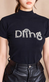 グラフィックパールTシャツ