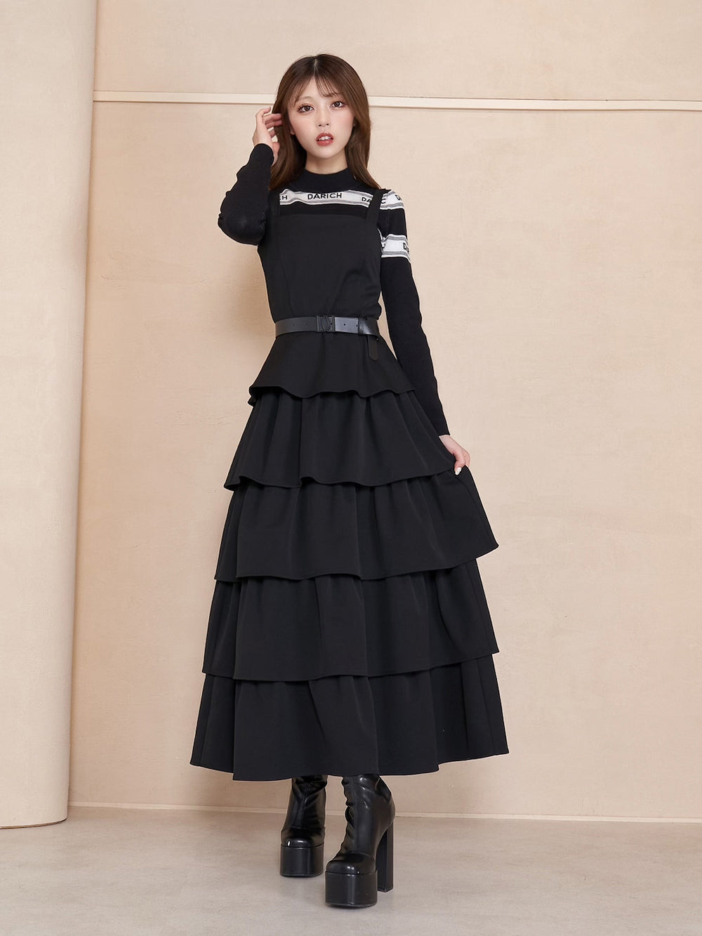 DDバックルレザーベルト