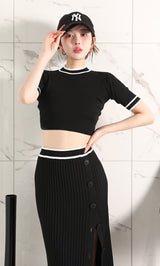 モデル:160cm(着用サイズ:FREE 着用カラー:BLK)