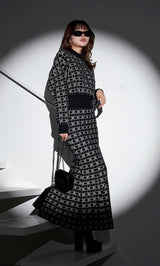 DDロゴボリュームニットトップス