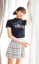 モデル:160cm(着用サイズ:FREE 着用カラー:BLK)