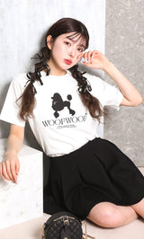 アニマルシルエットTシャツ