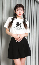 アニマルシルエットTシャツ