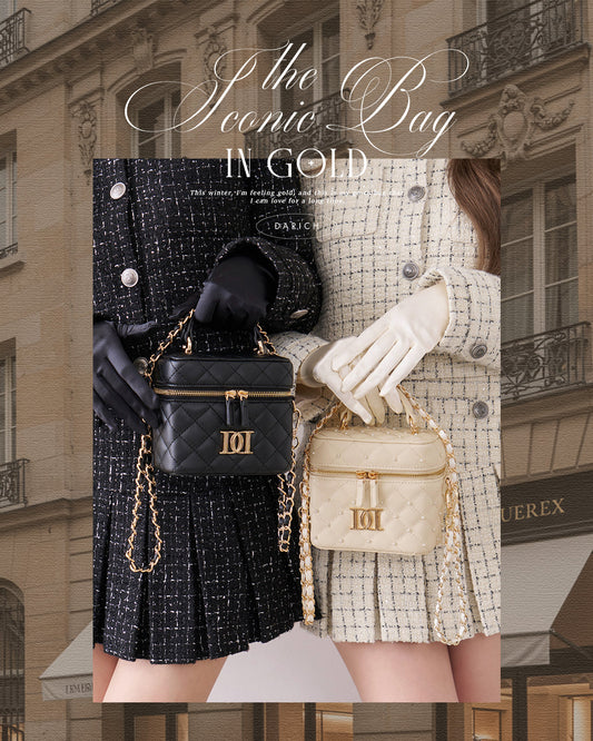 The Iconic Bag in Gold