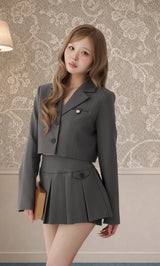 モデル：163cm（着用サイズ：S　着用カラー：GRY）