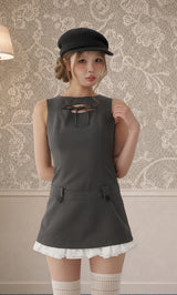 モデル：163cm（着用サイズ：FREE　着用カラー：GRY）
