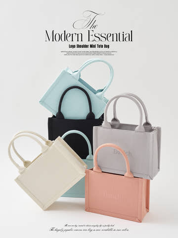 ロゴショルダーミニトートバッグ