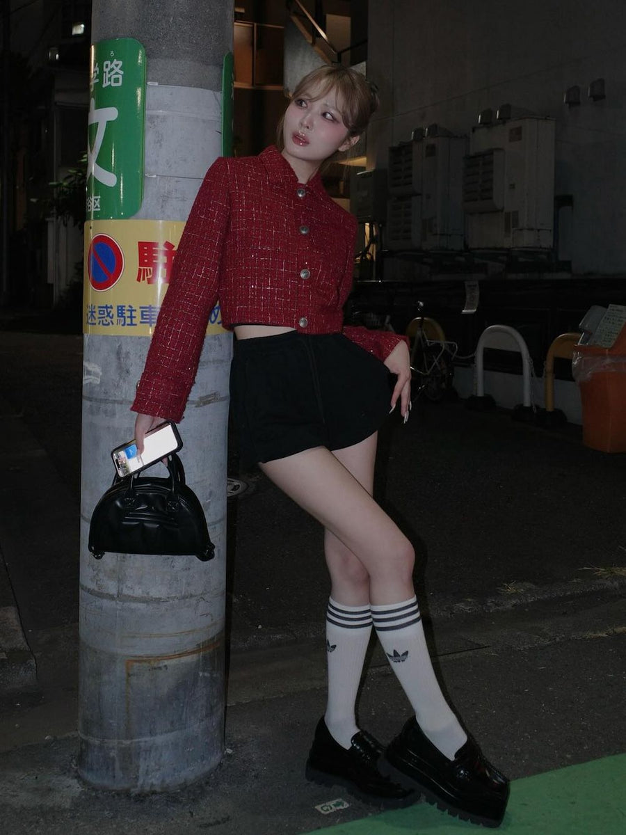 モデル：163cm（着用サイズ：FREE　着用カラー：BRD）