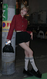 モデル：163cm（着用サイズ：FREE　着用カラー：BRD）