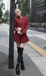 モデル：155cm（着用サイズ：FREE　着用カラー：BRD）