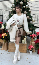 モデル：151cm（着用サイズ：FREE　着用カラー：IVO）