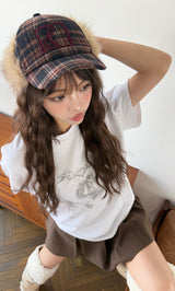 モデル：163cm（着用サイズ：FREE　着用カラー：WHT）