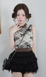 モデル：158cm（着用サイズ：FREE　着用カラー：BRN）