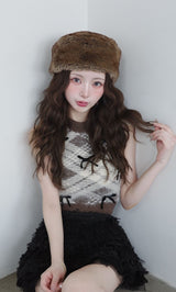 モデル：158cm（着用サイズ：FREE　着用カラー：BRN）