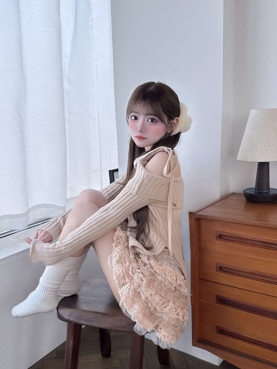 モデル：158cm（着用サイズ：FREE　着用カラー：BEG）