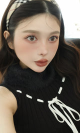 モデル：160cm（着用サイズ：FREE　着用カラー：BLK）