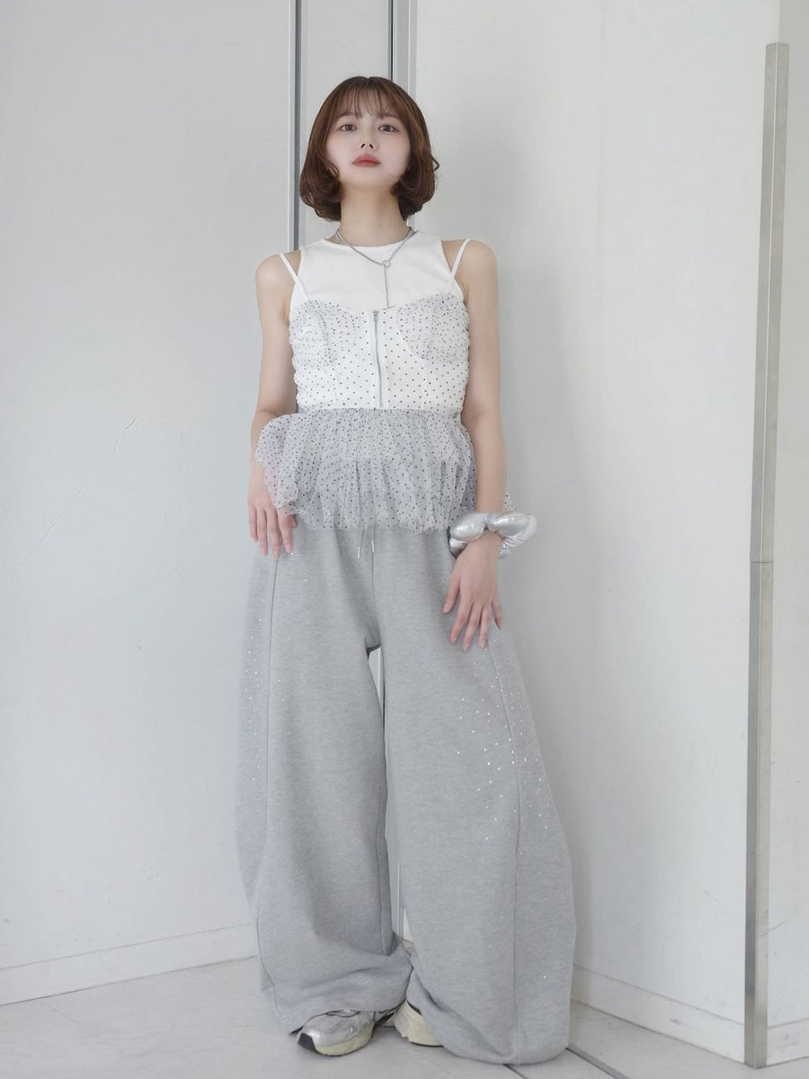 モデル：160cm（着用サイズ：FREE　着用カラー：GRY）