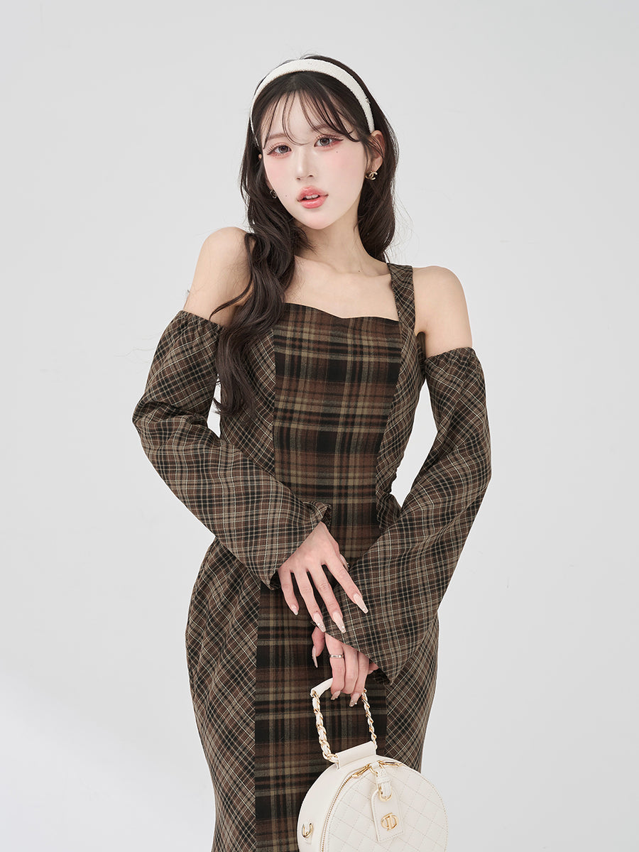 モデル：165cm（着用サイズ：FREE　着用カラー：BRN）
