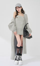 モデル：165cm（着用サイズ：FREE　着用カラー：GRY）