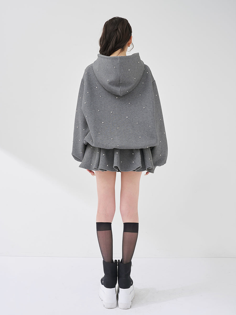 モデル：165cm（着用サイズ：FREE　着用カラー：GRY）