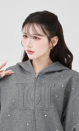 モデル：165cm（着用サイズ：FREE　着用カラー：GRY）