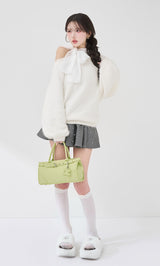 モデル：165cm（着用サイズ：FREE　着用カラー：GRY）